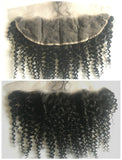 Lace frontal 12" 14" 16" 18" - Kinky Curly (Ear to Ear 13" x 4")