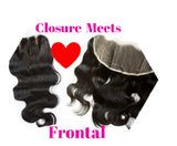 Body wave closure and frontals