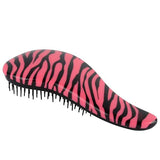 Zebra print hair detangle brush