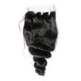 Malaysian Virgin Finger Rolls 16" 18" 20" Set with Lace Closure