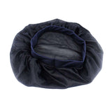 Black hair bonnet for sleeping or setting