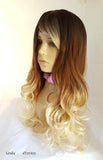 Long layered ombre wig with bang